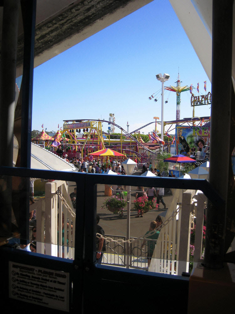 At the fair on opening day