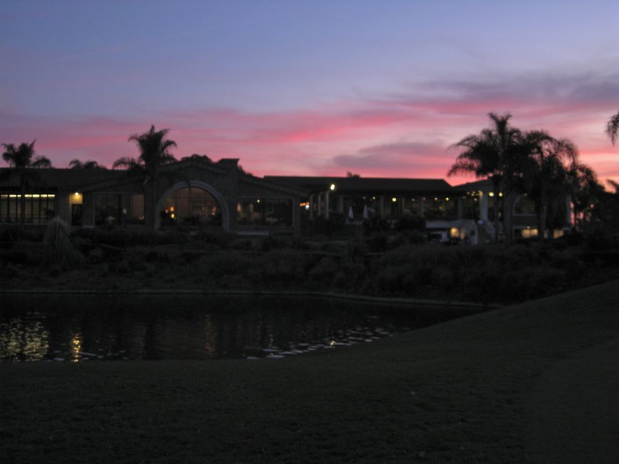 Golfing at ORCC in the wintertime after the time change