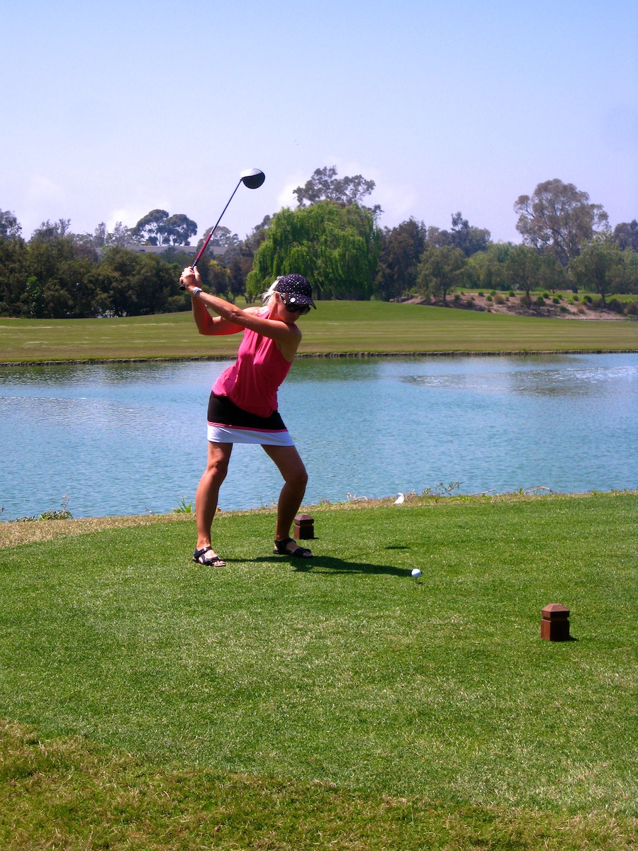 golf and birthdays at Old Ranch Country Club 4/20/2012