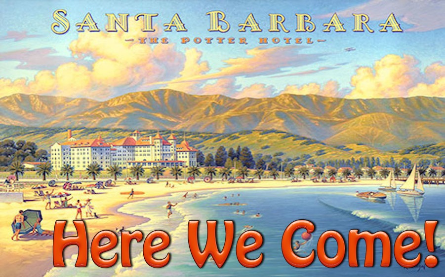 Art Deco Socitey vintage train trip to Santa Barbara November 1st 2014