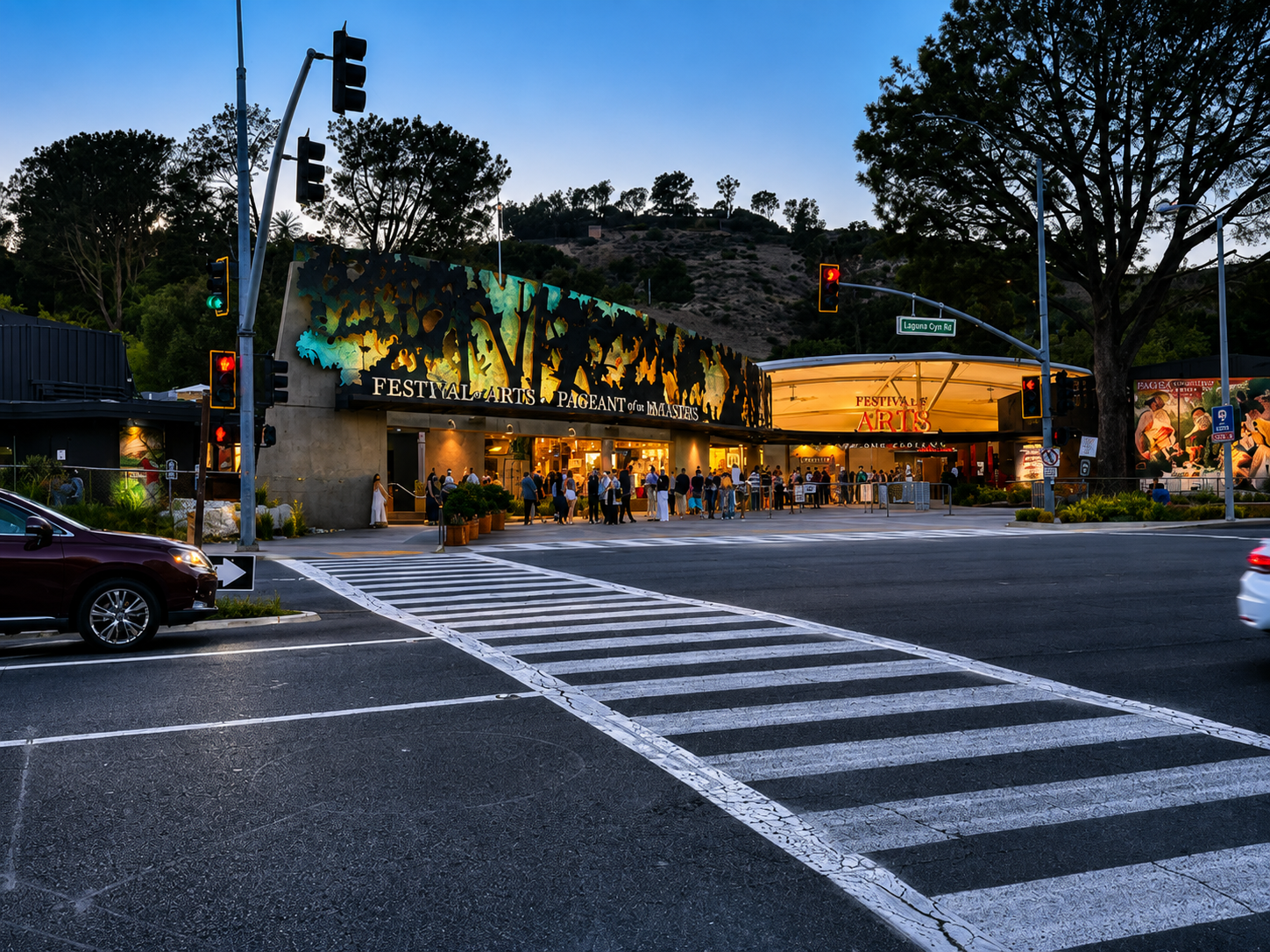 Off to Laguna for the Sawdust Festival, dinner, and Pageant of the Masters
