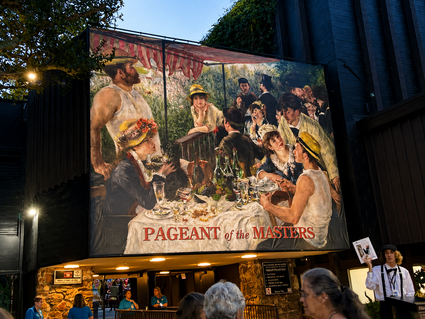 Off to Laguna for the Sawdust Festival, dinner, and Pageant of the Masters