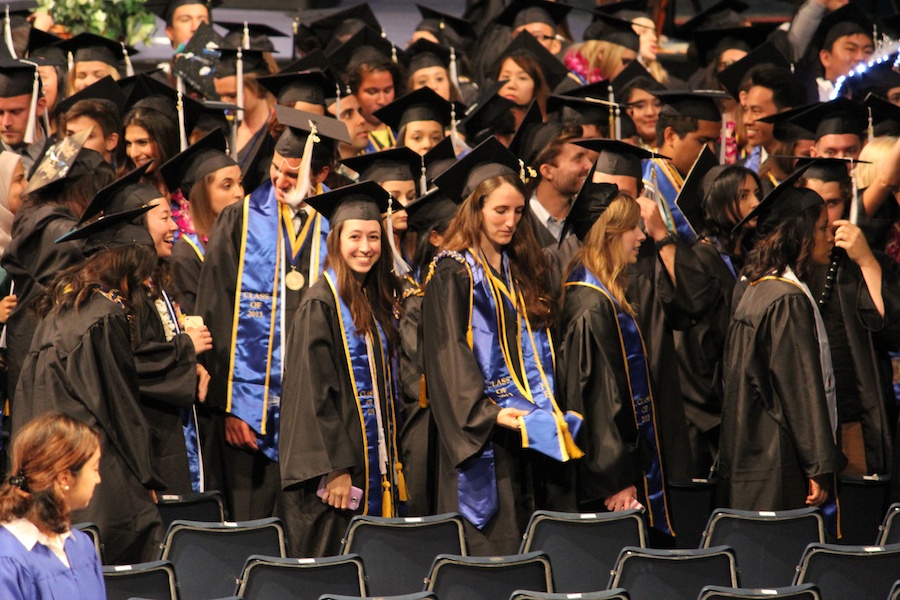 The graduation ceremony