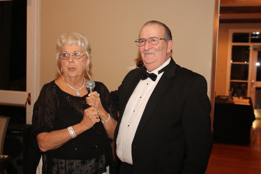 After dinner dancing at the Rondeliers Black and White Ball Januaey 2013