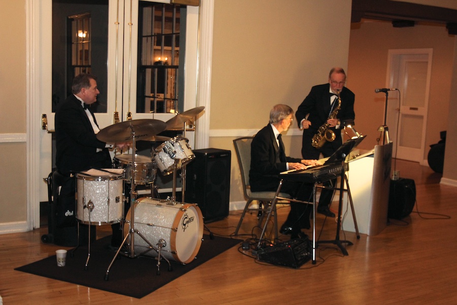 After dinner dancing at the Rondeliers Black and White Ball Januaey 2013