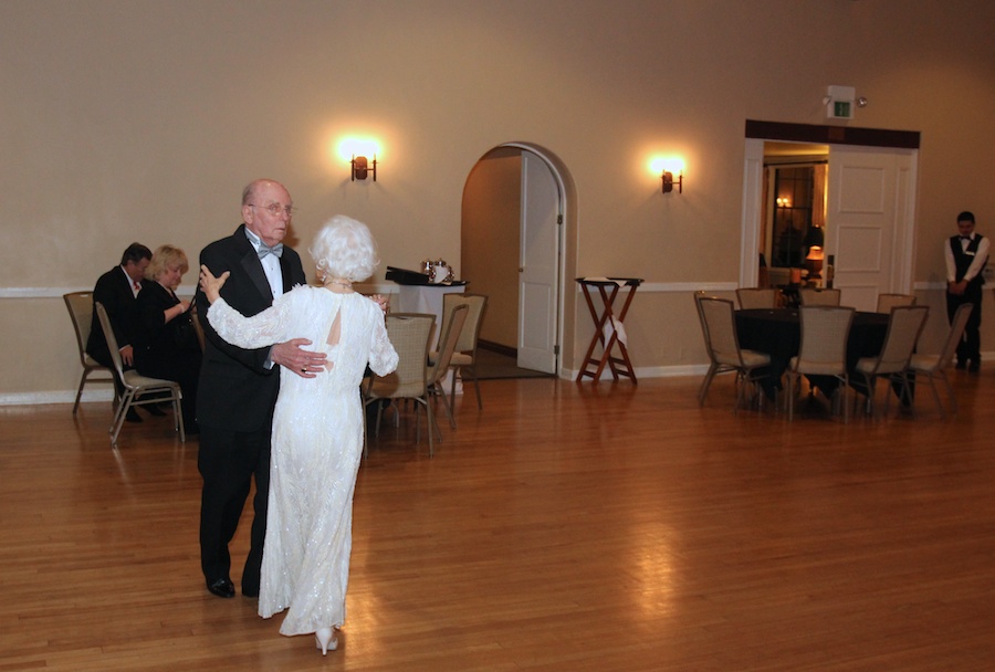 After dinner dancing at the Rondeliers Black and White Ball Januaey 2013