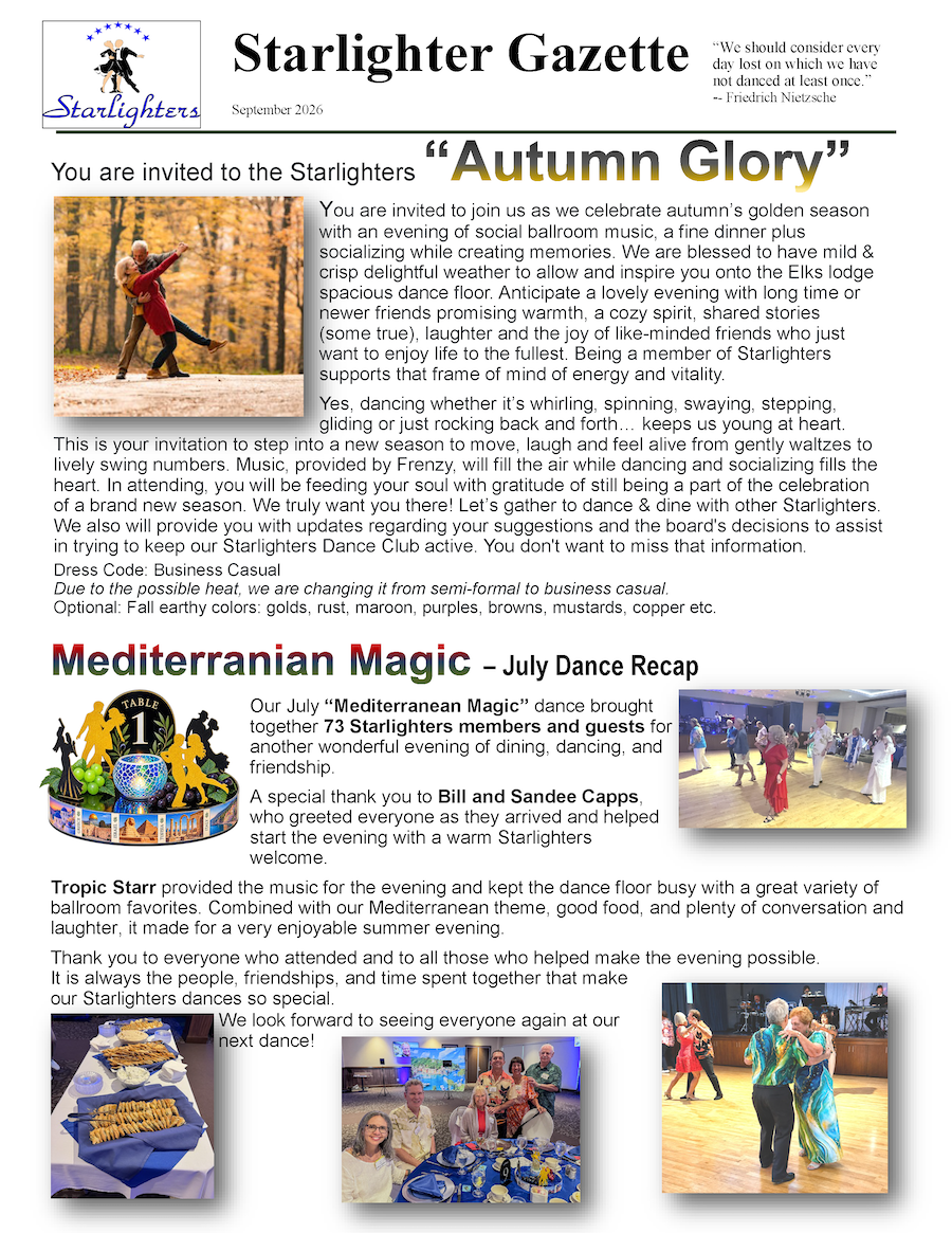 2026-09-20 Autumn Glory Starlighters Dance