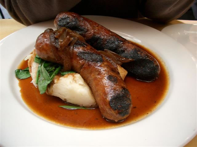 Bangers and mash!