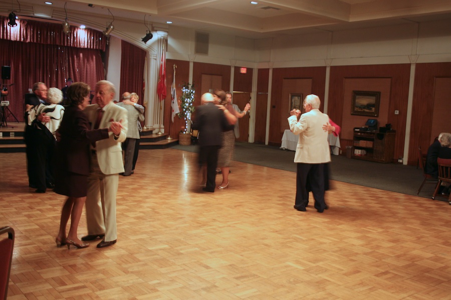 Post dinner dancing at the Toppers dance 4/20/2012