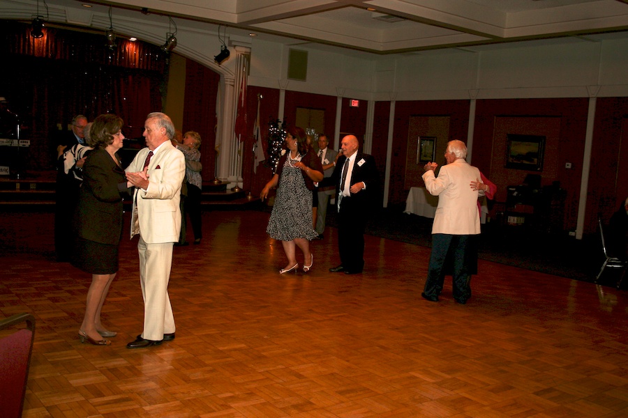 Post dinner dancing at the Toppers dance 4/20/2012