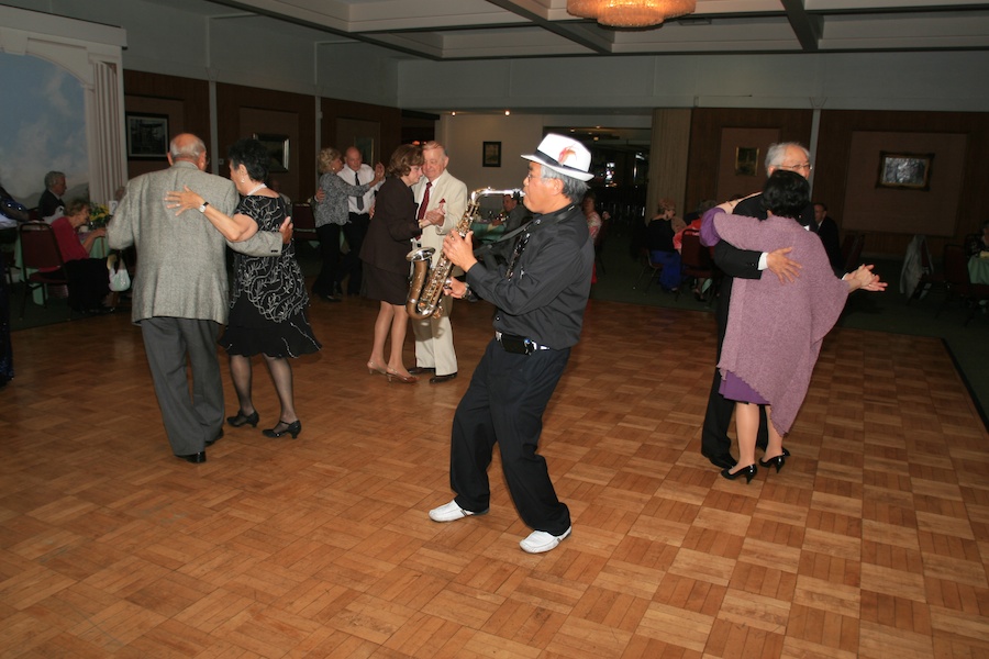 Post dinner dancing at the Toppers dance 4/20/2012