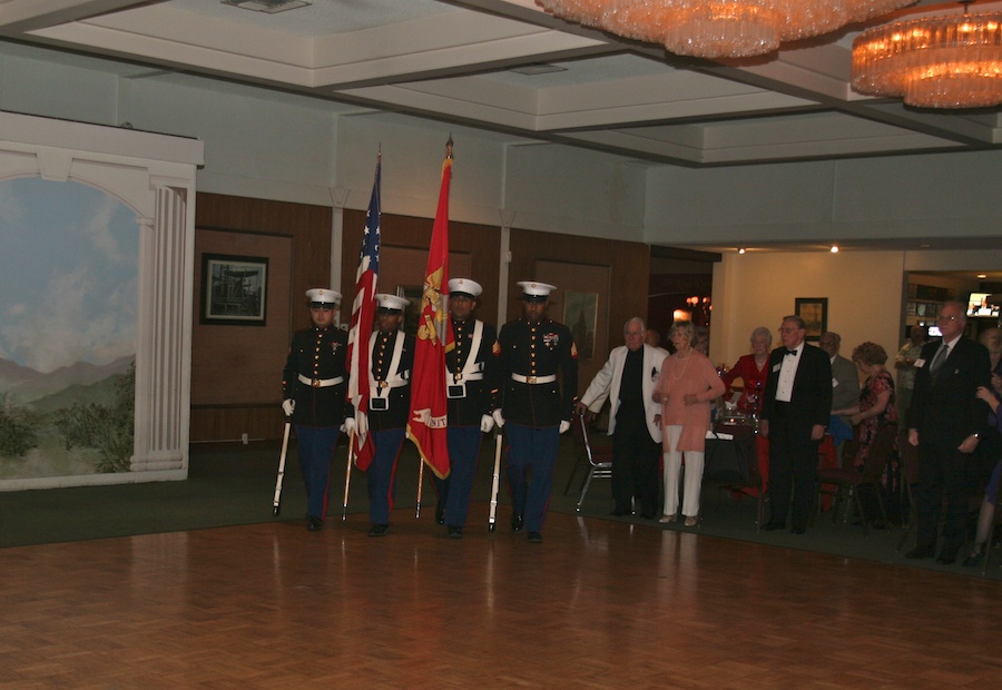 Meet and greet and presentation of the colors, Toppers May 2012