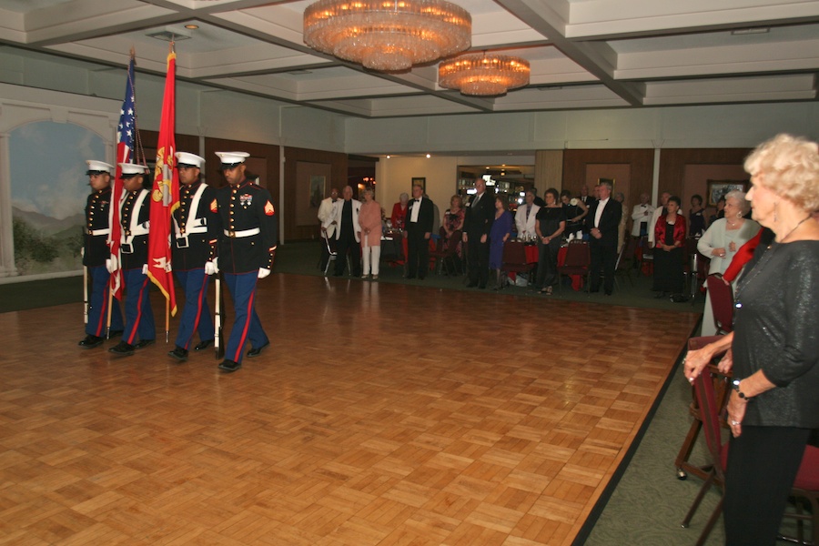 Meet and greet and presentation of the colors, Toppers May 2012