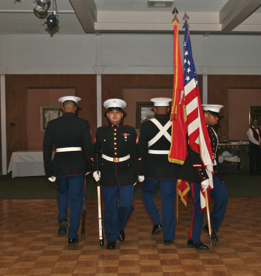 Meet and greet and presentation of the colors, Toppers May 2012