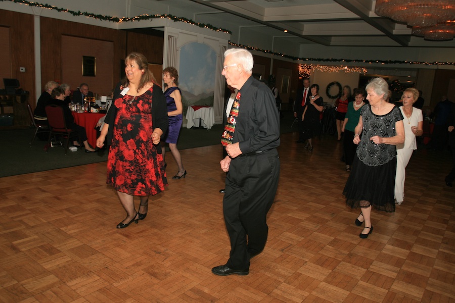 Topper's Mistletoe Ball 2012 post dinner dancing