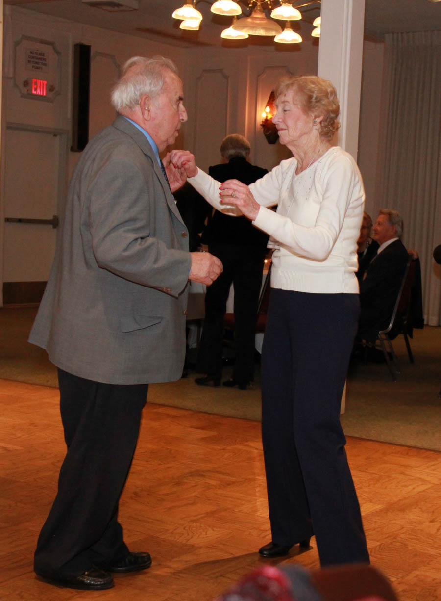 Dancing the night away at the Topper's Dance Club 1/20/2017