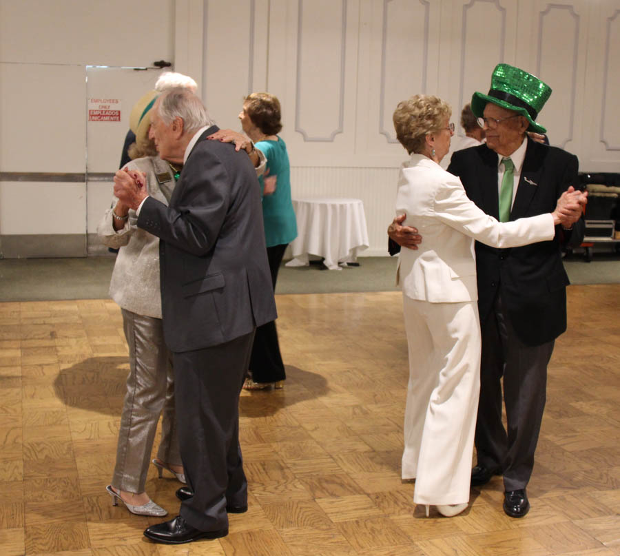 Celebrating St Patrick's Day March 17th 2017 at the Petroleum Club with the Topper's Dance Club