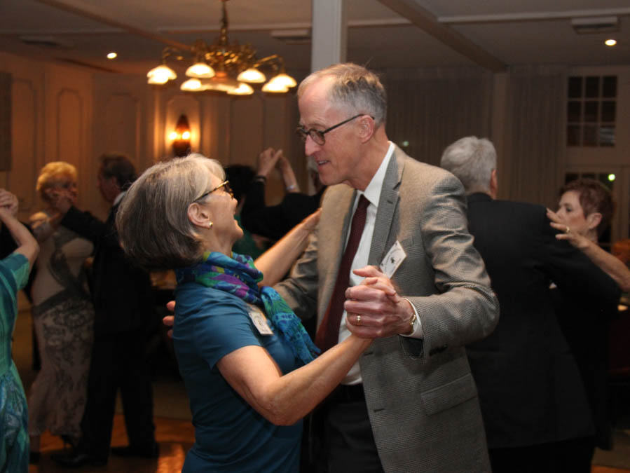 Post dinner dancing at the Topper's St. Patrick's Day dance 2018