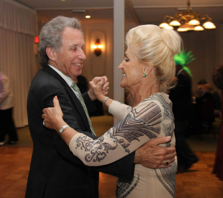 Post dinner dancing at the Topper's St. Patrick's Day dance 2018