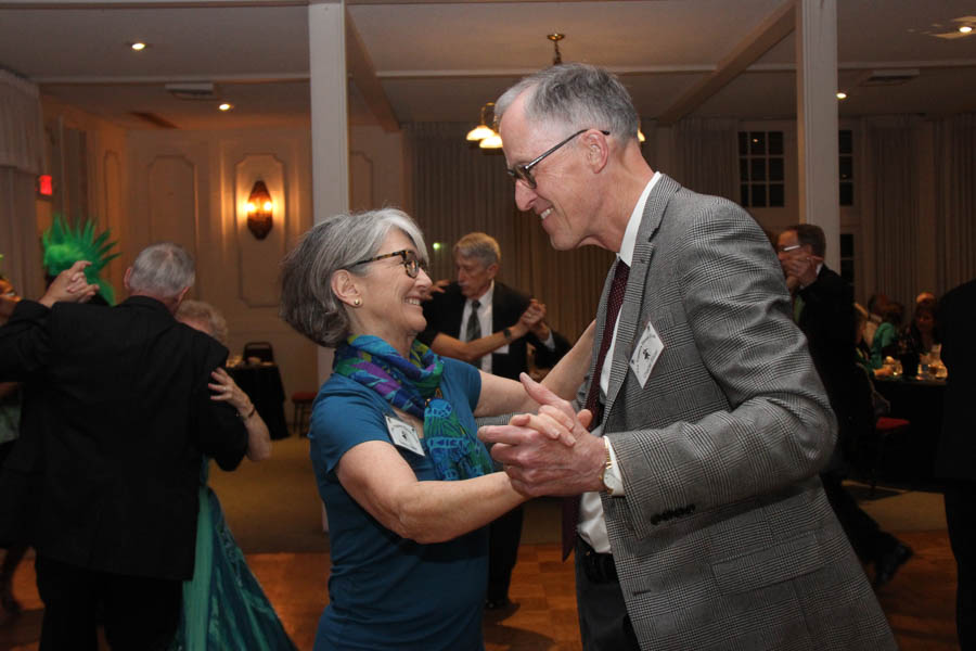 Post dinner dancing at the Topper's St. Patrick's Day dance 2018