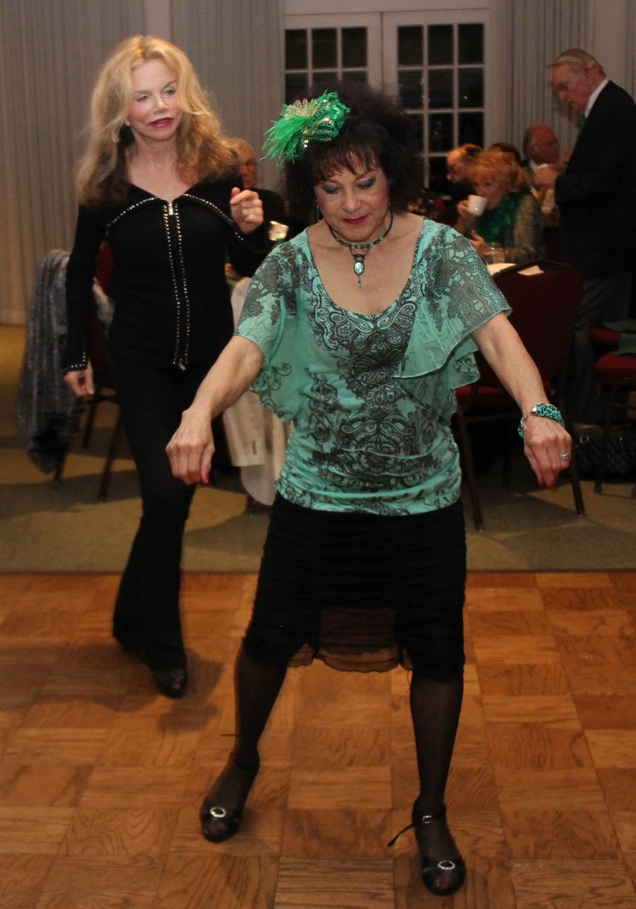 Post dinner dancing at the Topper's St. Patrick's Day dance 2018