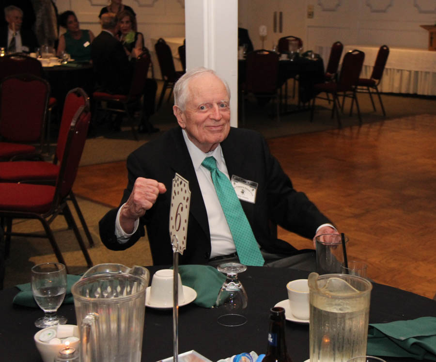 Post dinner dancing at the Topper's St. Patrick's Day dance 2018