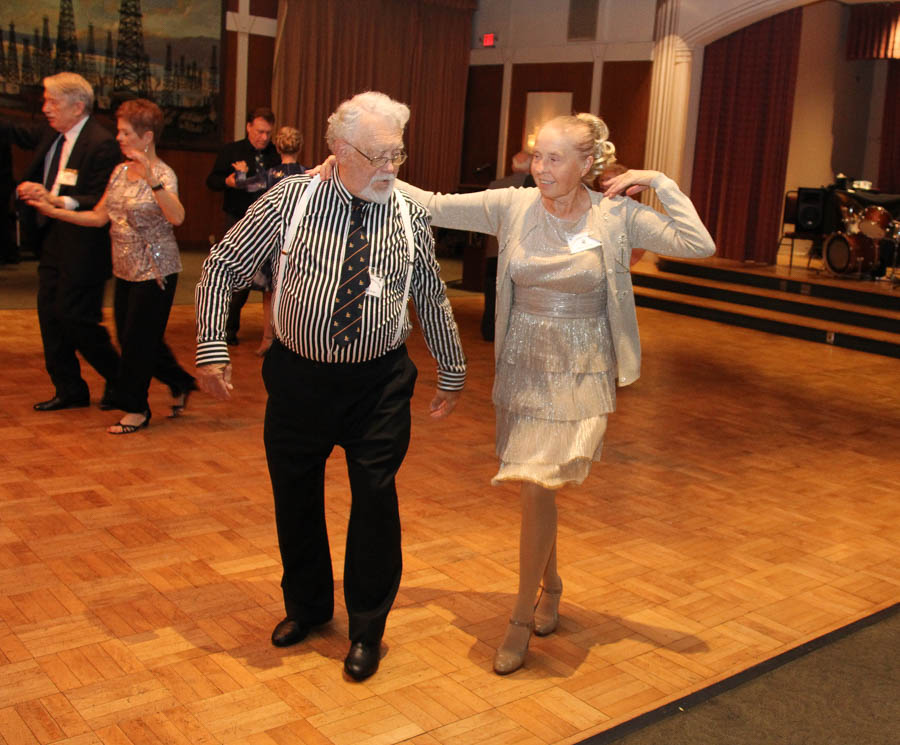 Post dinner dancing at the Topper's Dane Club, Petroleum Club, Long Beach California 11/16/2018