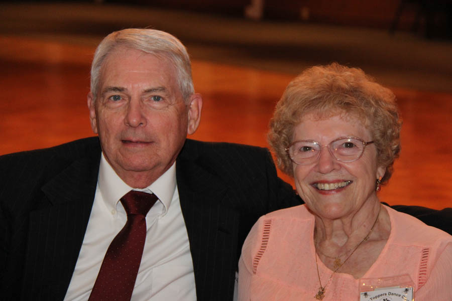 Dinner time at the Topper's November 2018 Dinner Dance