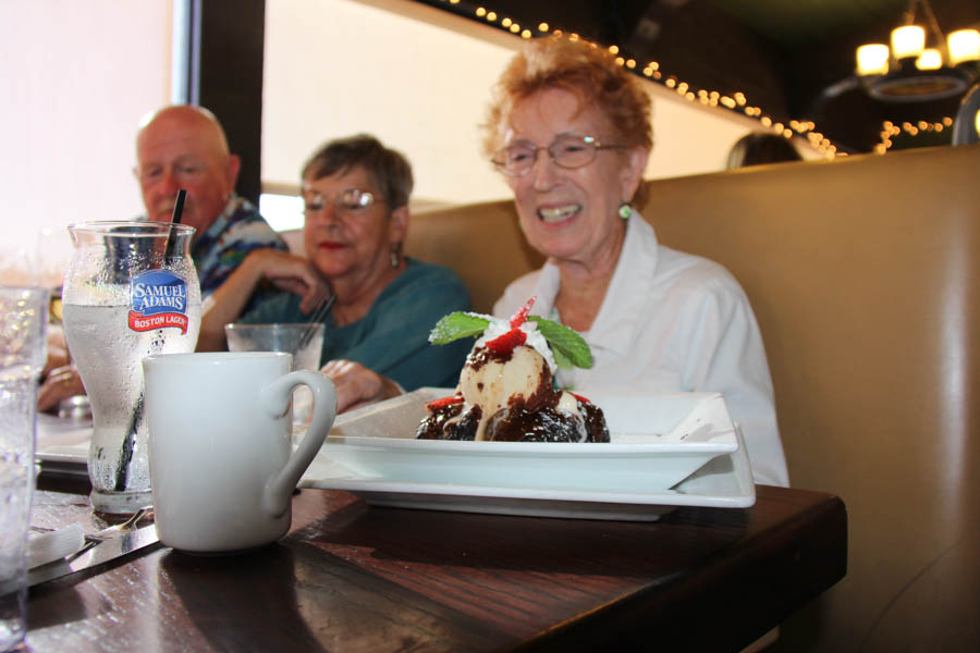 Dining Greek on our September 2nd 2016 Water Taxi Adventure